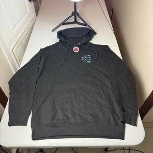 New Anti Social Social Club Love Stain Self Conclusion Hoodie Black Sz M